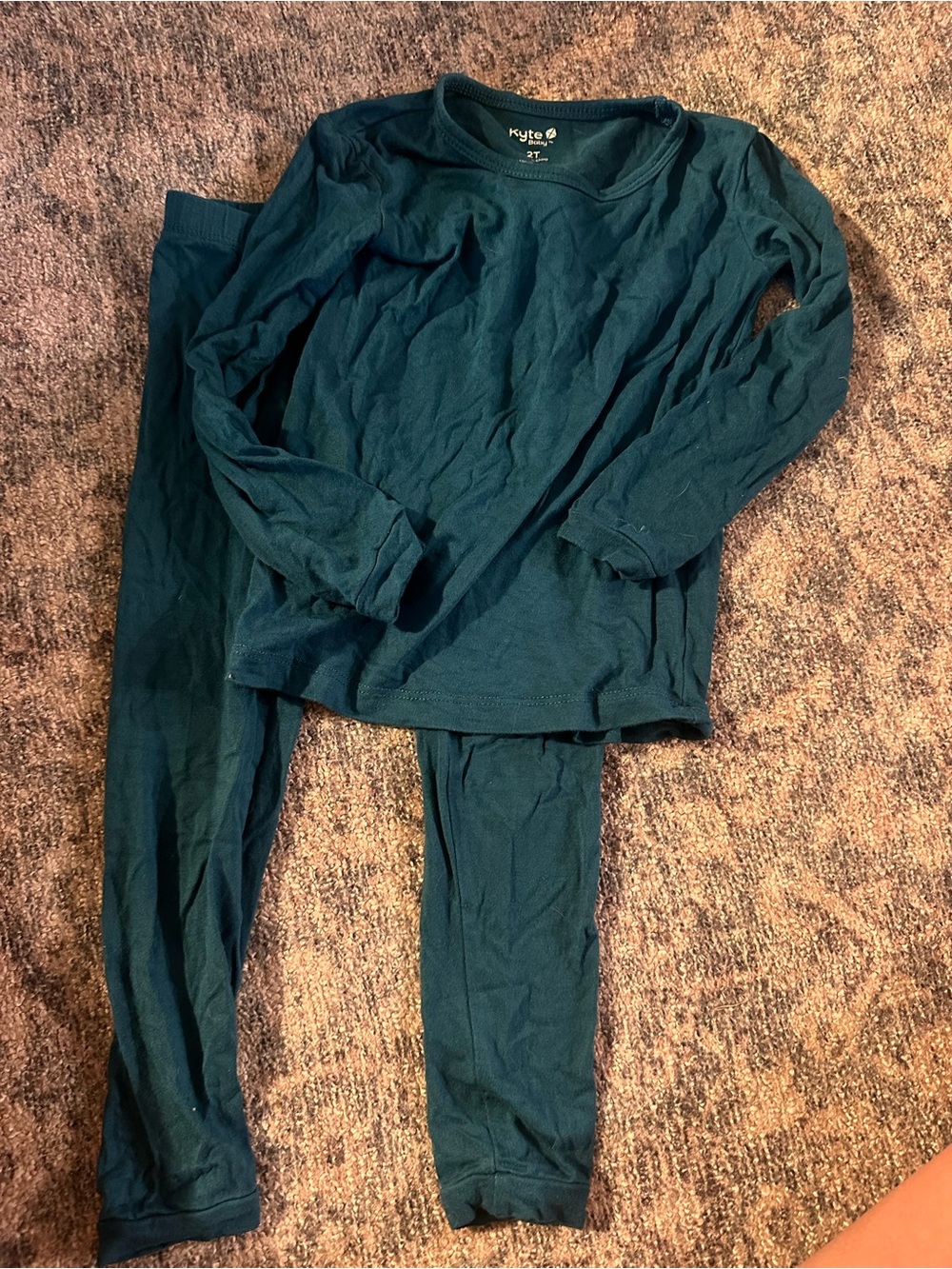 Kyte BABY Teal Long Sleeve Pajama Set